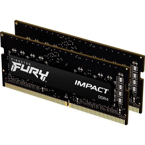 Kingston FURY Impact – DDR4 – Kit – 32 GB: 2 x 16 GB – SO DIMM 260 Pins 