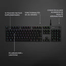 Logitech Gaming G512 - Clavier - backlit - USB - AZERTY
