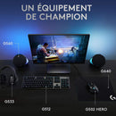Logitech Gaming G512 - Clavier - backlit - USB - AZERTY