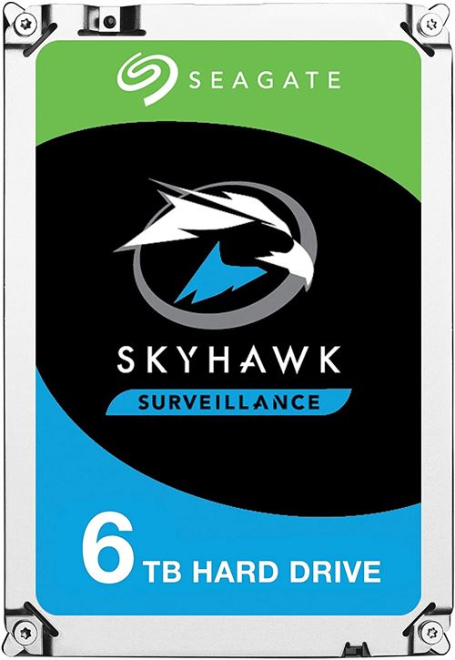 Seagate SkyHawk Surveillance HDD ST6000VX001 - Hard drive - 6 TB - internal - 3.5" - SATA 6Gb/s - buffer memory: 256 MB