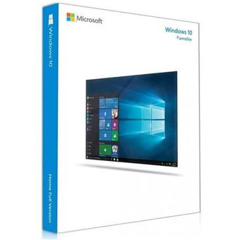 Microsoft Windows 10 Famille - 32 / 64 bits